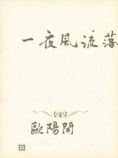 一夜风流落裔