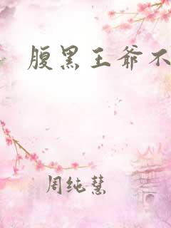 腹黑王爷不良妻