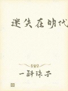 迷失在明代末年