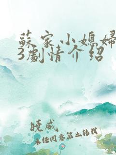 苏家小媳妇1V3剧情介绍