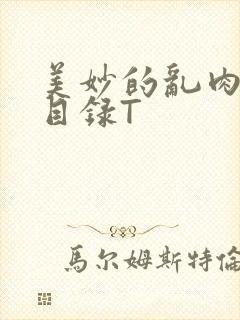美妙的乱肉沉沦目录T
