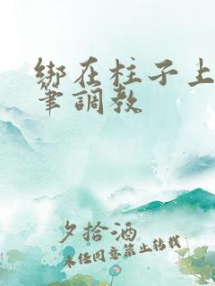 绑在柱子上用毛笔调教