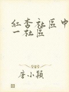 红杏社区中文第一社区