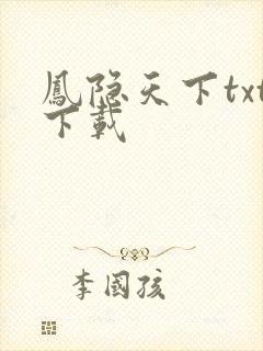 凤隐天下txt下载