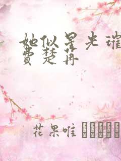 她似星光璀璨免费楚苒