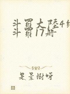 斗罗大陆4终极斗罗17册
