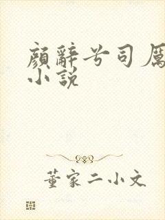 颜辞兮司厉辰的小说