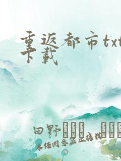 重返都市txt下载