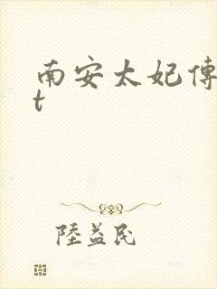 南安太妃传txt