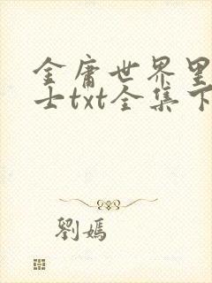 金庸世界里的道士txt全集下载