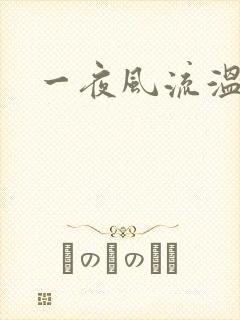 一夜风流温暮生