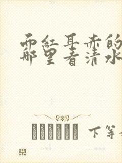 面红耳赤的小说哪里看清水村花