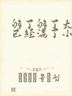 够了够了太多了已经满了小说