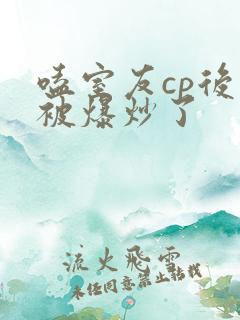 嗑室友cp后我被爆炒了