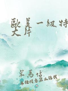 欧美一级特黄a大片