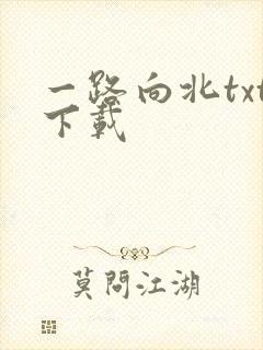 一路向北txt下载