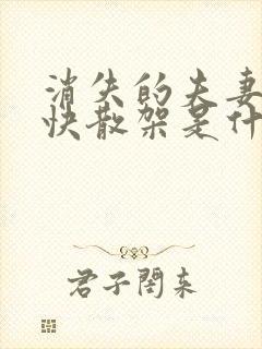 消失的夫妻女主快散架是什么意思