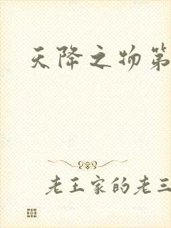 天降之物第一季