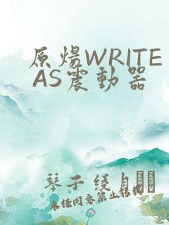 原炀WRITE AS震动器