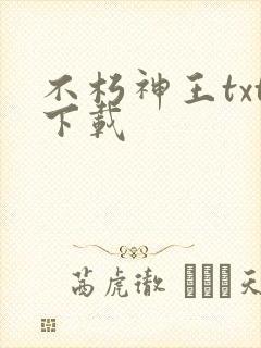 不朽神王txt下载