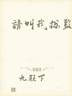 请叫我总监小说