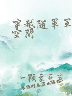 穿越随军军嫂有空间