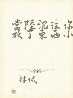 当陆沉往你里面放了东西小玩具