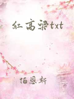 红高粱txt