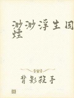 渺渺浮生因你成烟