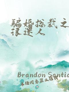 骗婚总裁之老婆很迷人