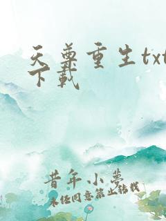 天尊重生txt下载