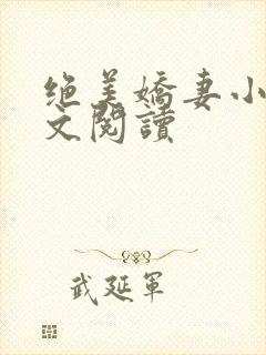 绝美娇妻小说全文阅读