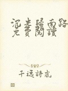 沉光归南路全文免费阅读