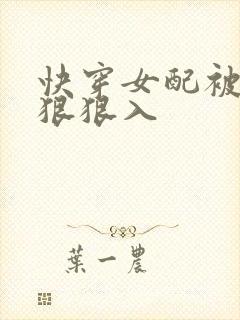 快穿女配被男主狠狠入