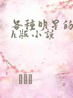 各种明星的综艺h版小说