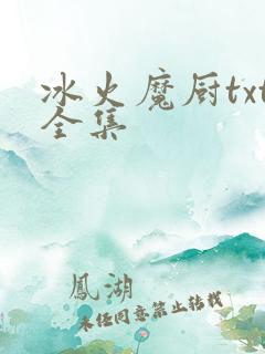 冰火魔厨txt全集