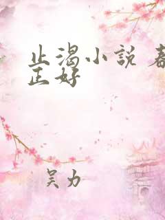 止渴小说 春光正好