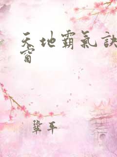 天地霸气诀无弹窗