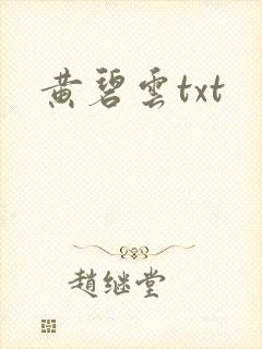 黄碧云txt