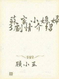 苏家小媳妇1V3剧情介绍