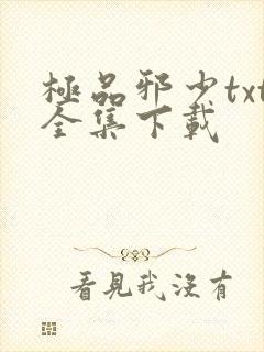 极品邪少txt全集下载