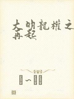 大明龙权之风云再起