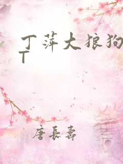 丁萍大狼狗TXT