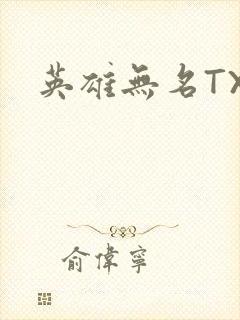 英雄无名TXT