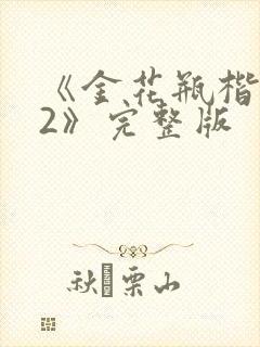 《金花瓶楷梅花2》完整版