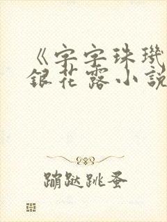 《字字珠玑》金银花露小说