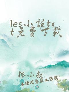 les小说txt免费下载