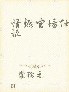 情燃官场仕途风流