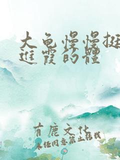 大龟慢慢挺进王进霞的体