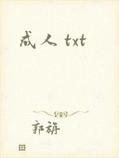 成人 txt